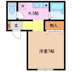 コーポSGの物件間取画像